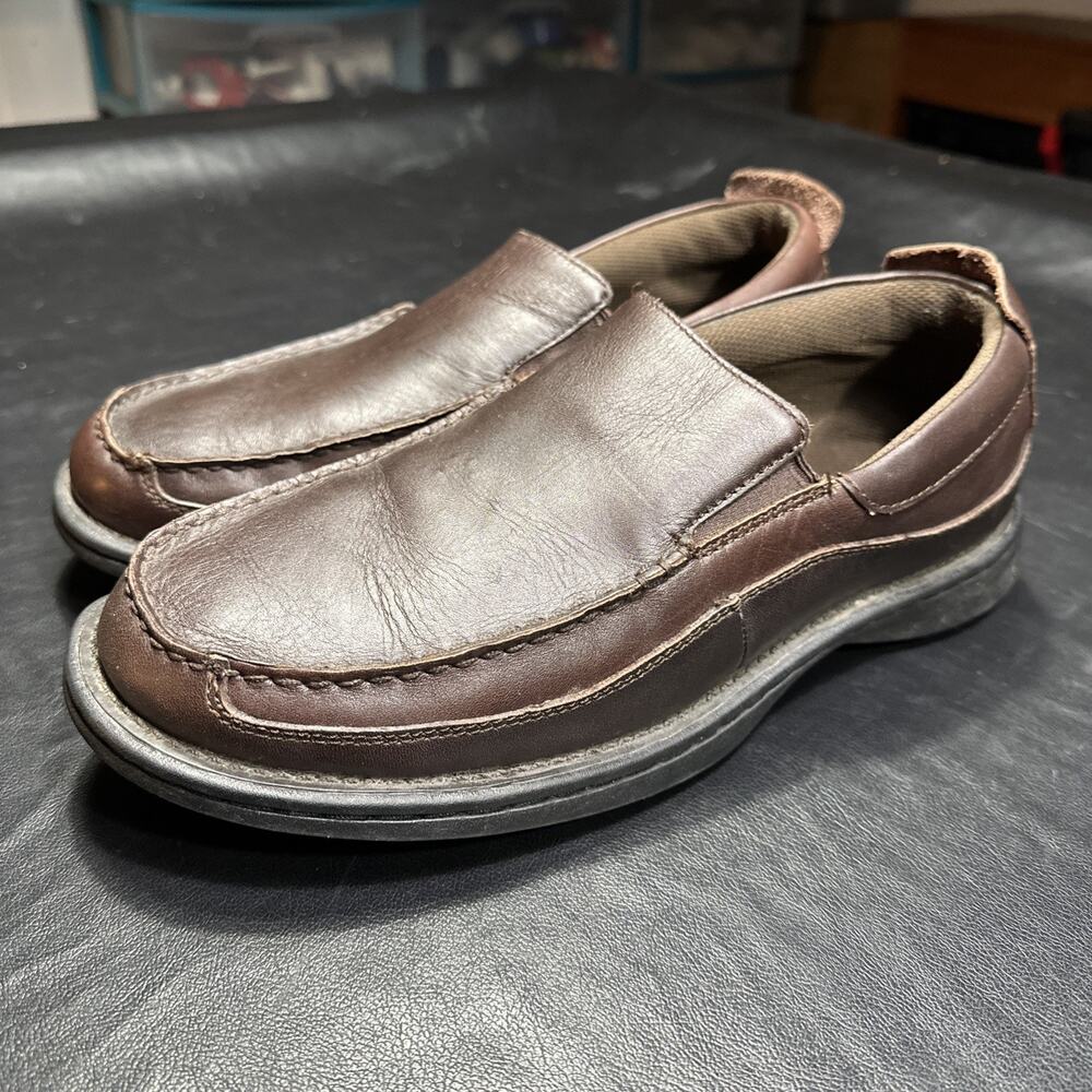 Sperry Top-Sider Harpoon Leather Boat Shoes No Insoles Men’s 10 Brown 31